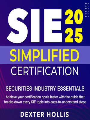 cover image of SIE 2025 Simplified Certification